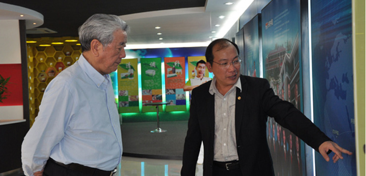 中国外商投资企业协会胡国财副会长莅临1277星际电子游戏（中国）日用品有限公司